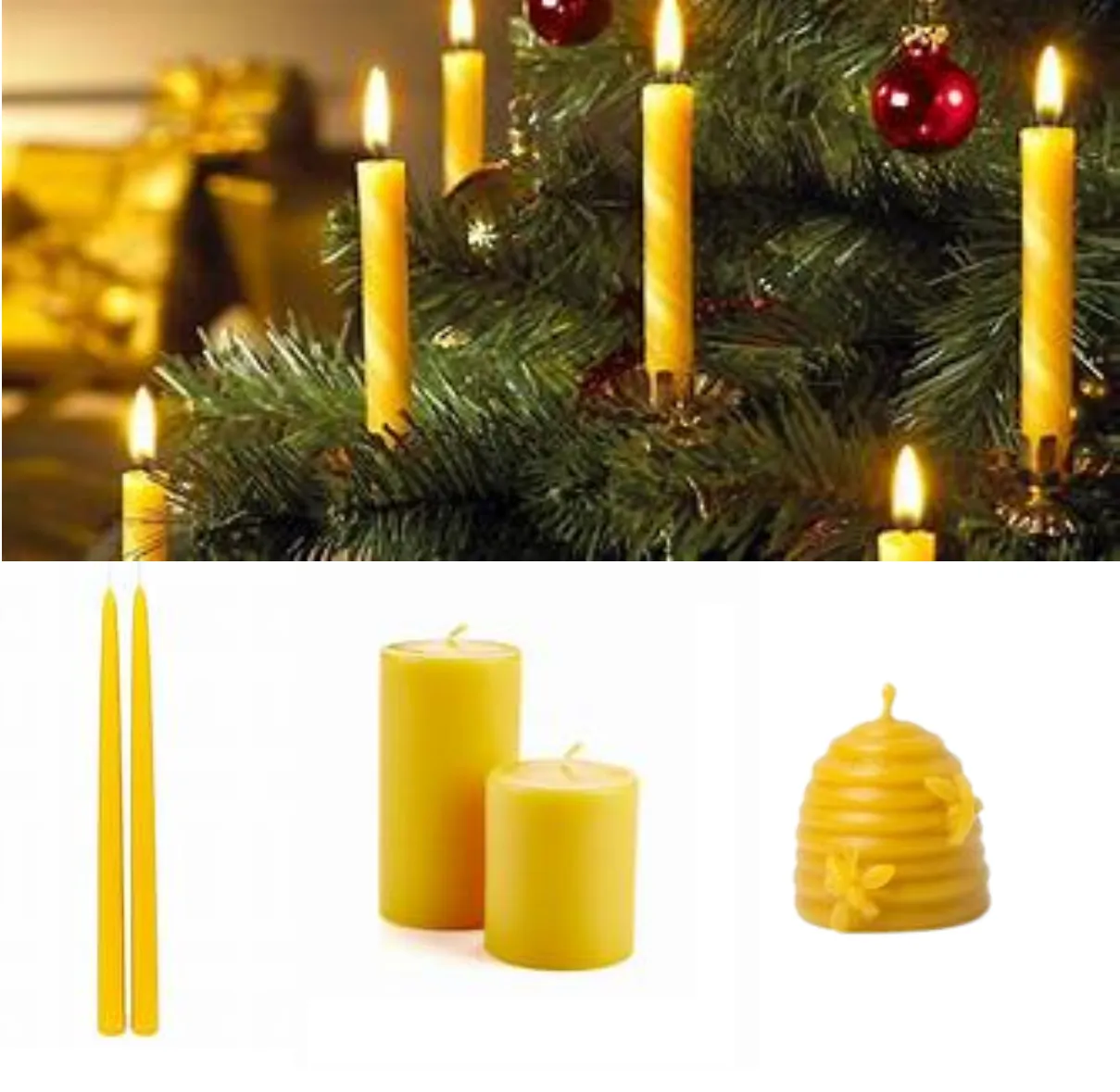 Beeswax candles